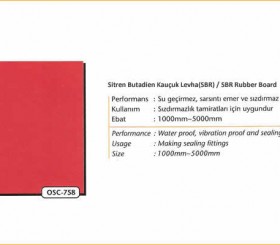 Kauçuk Ürünler - Rubber Products